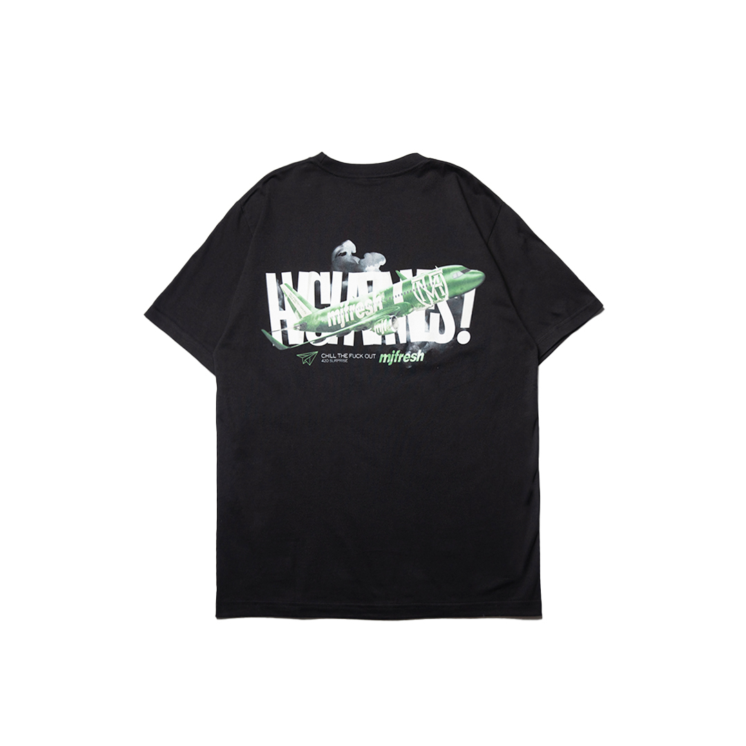 MJF 420 Black Tee