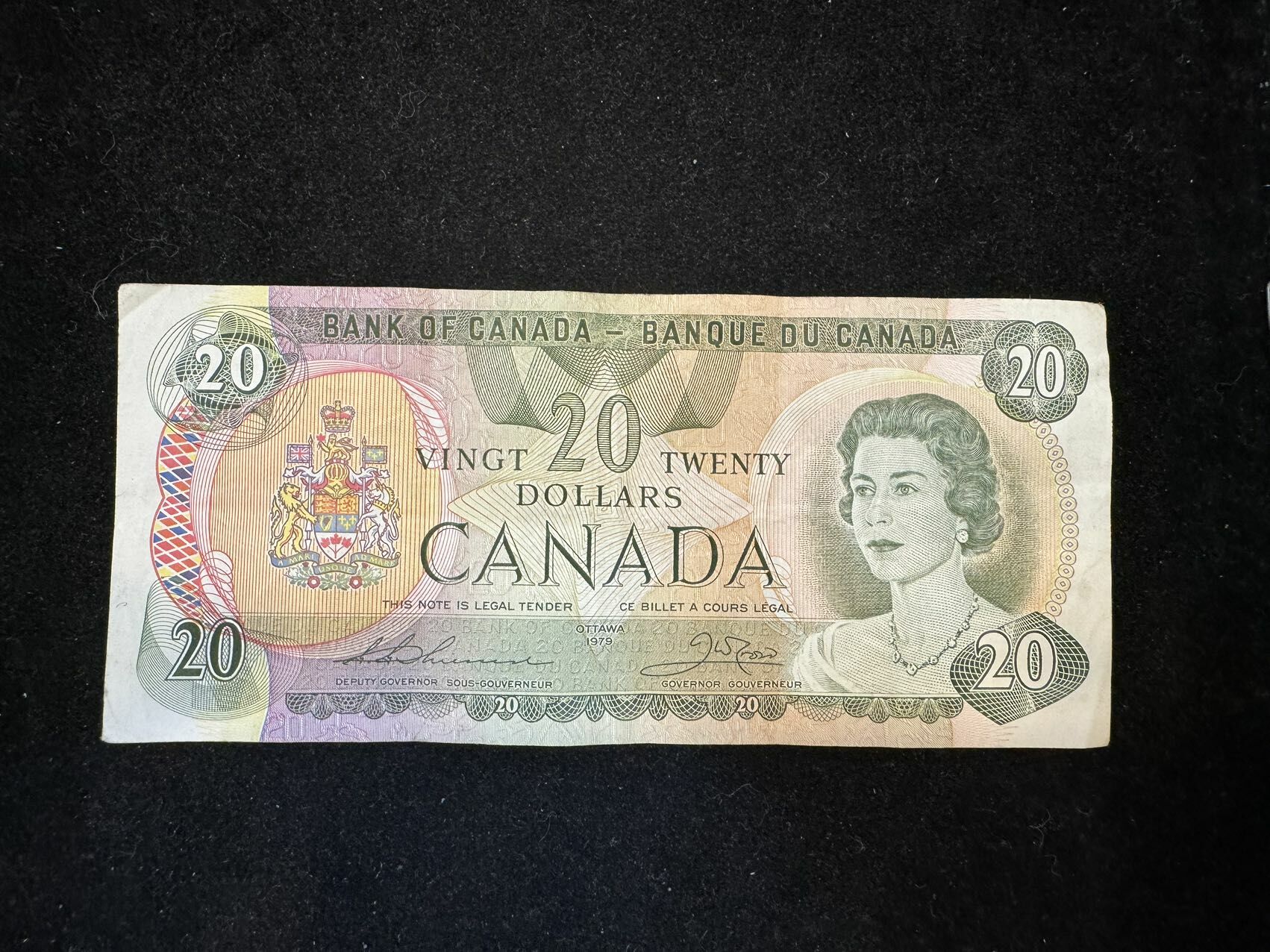 1979年加拿大20元紙幣