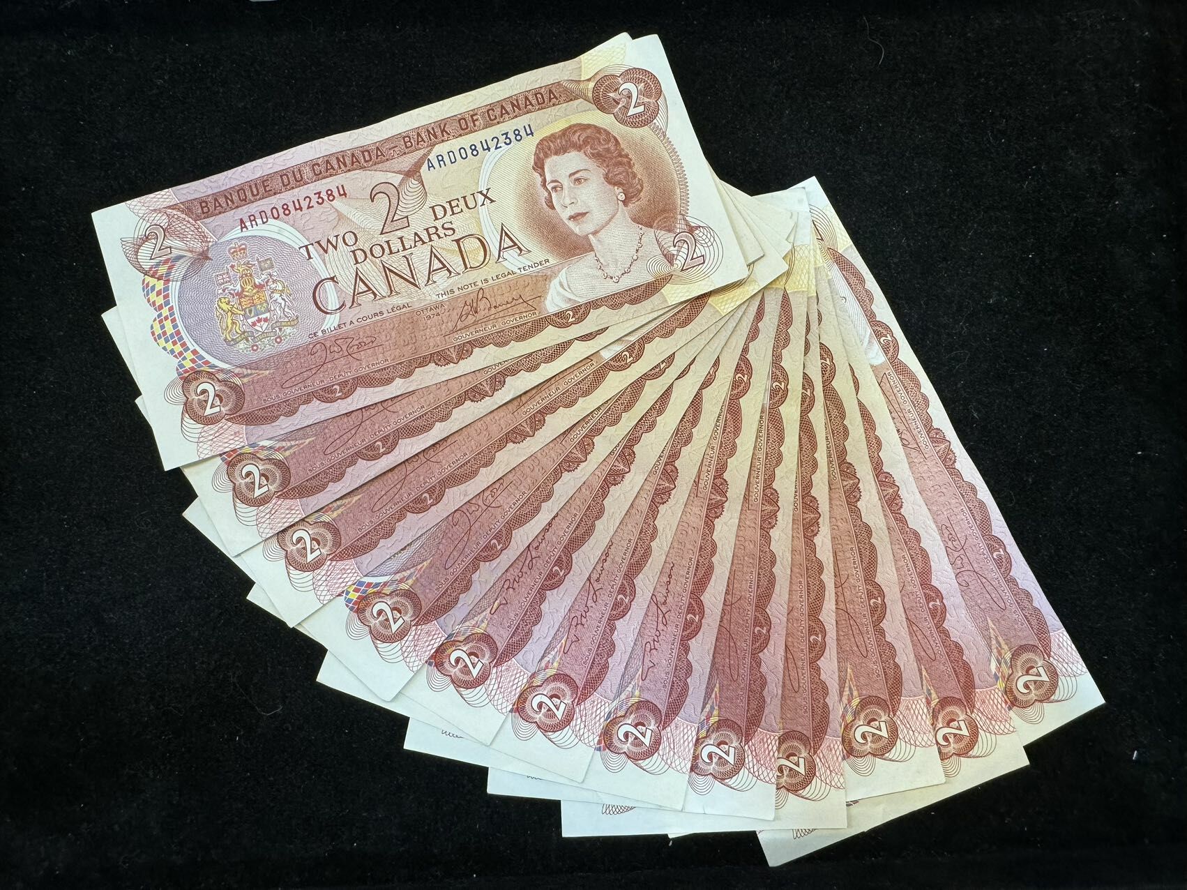 1974年加拿大2元單張