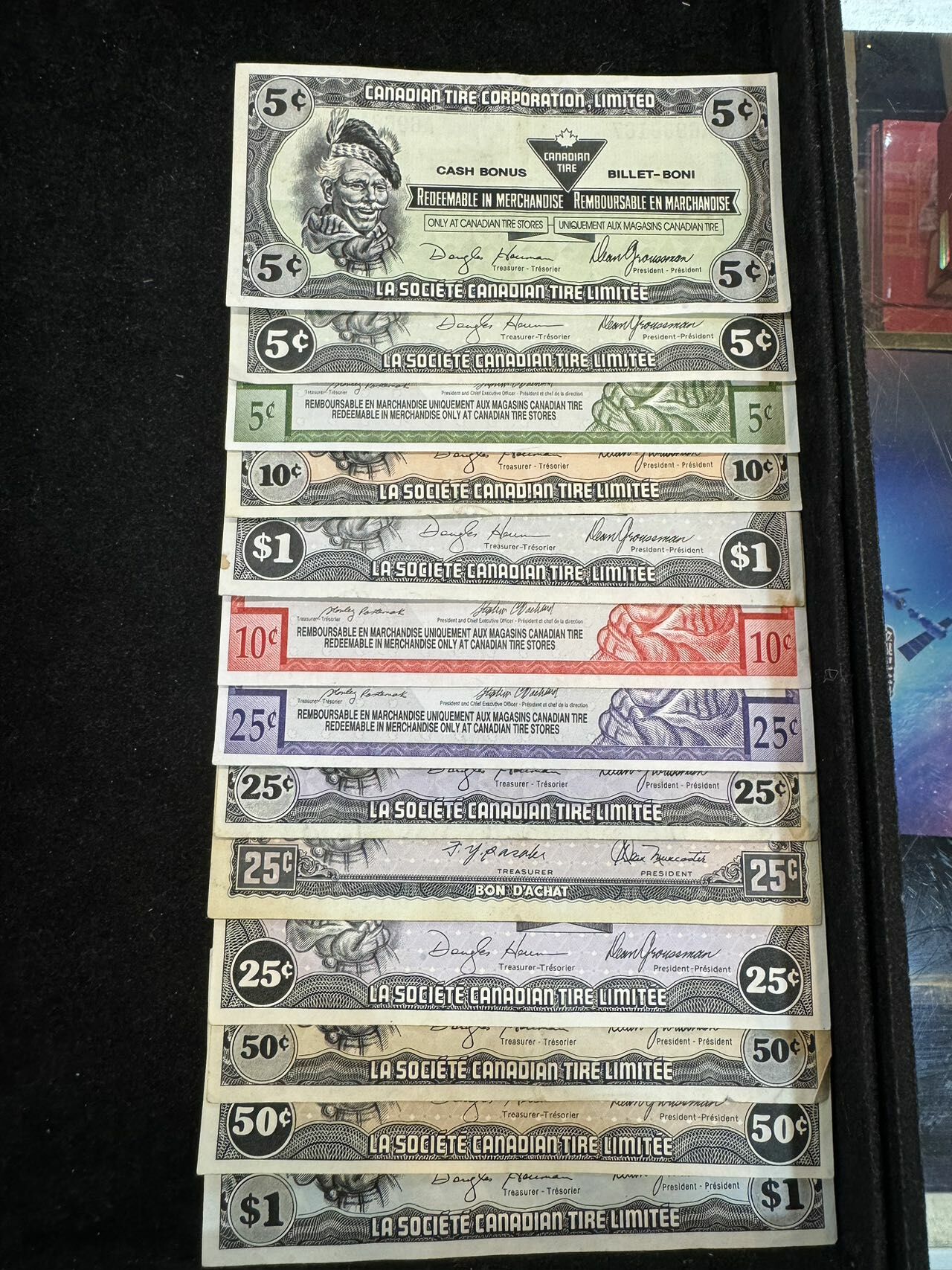 早期加拿大紙幣輪胎錢