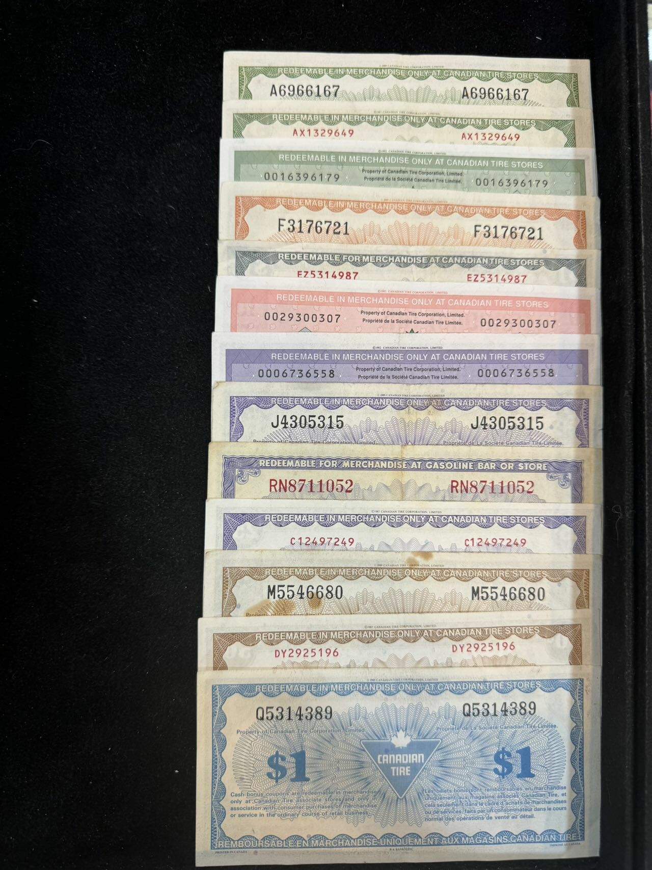 早期加拿大紙幣輪胎錢