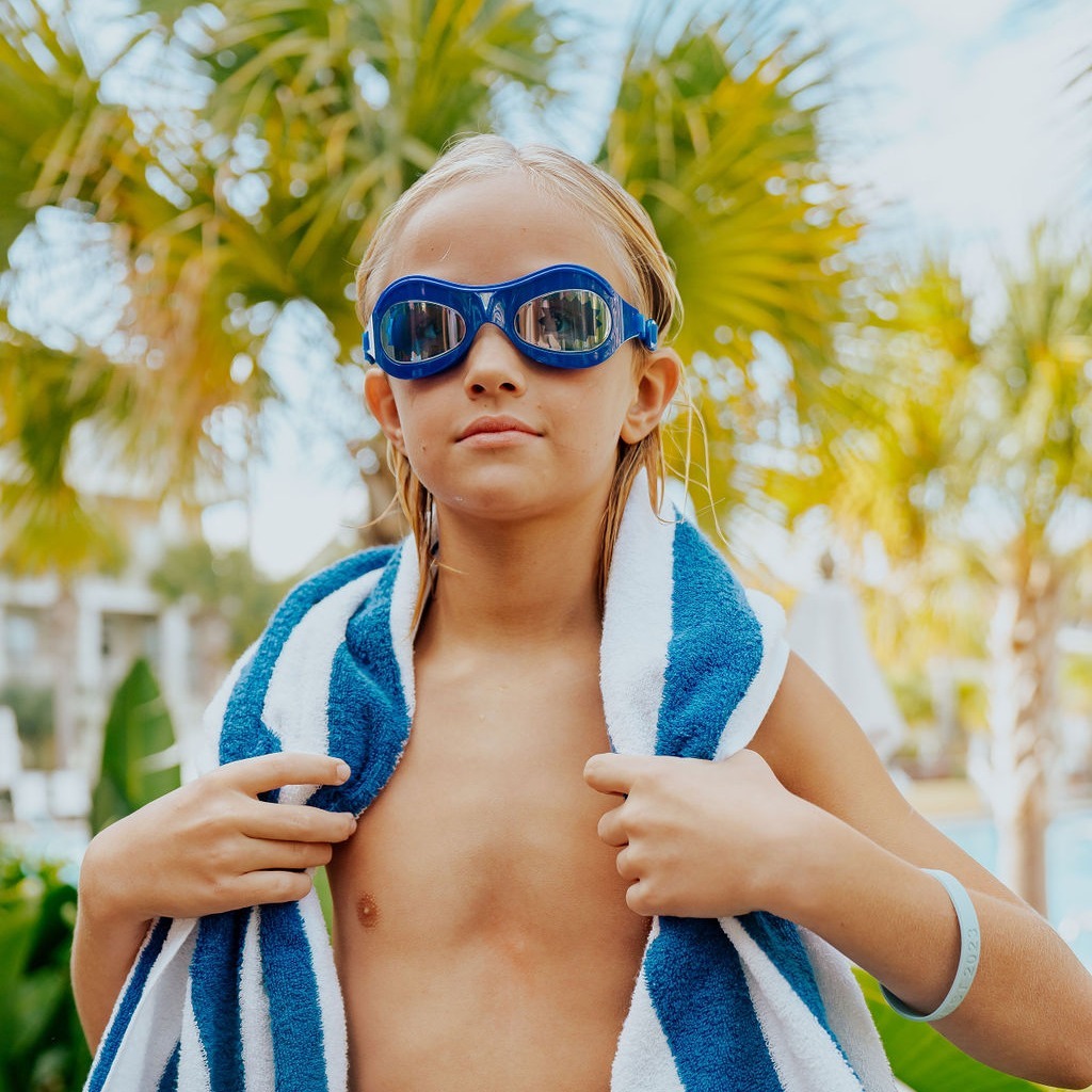 〖 Bling2o 〗藍紅驚奇超人造型蛙鏡