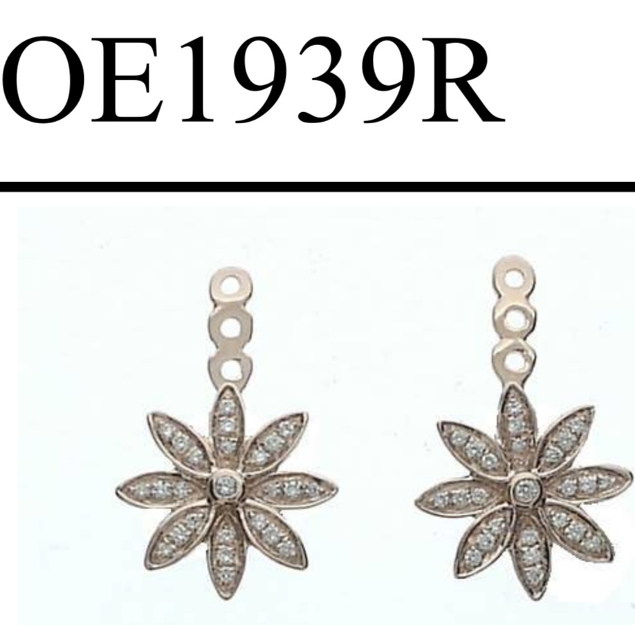 OE1939R 鑽石耳環配件 18KR