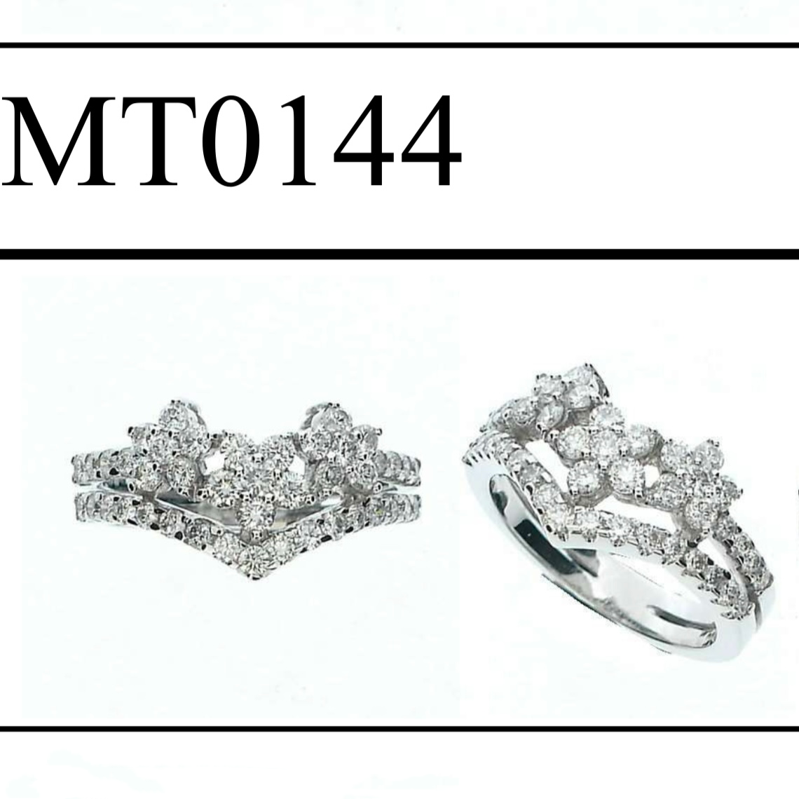 MT0144 鑽石戒指 18KW