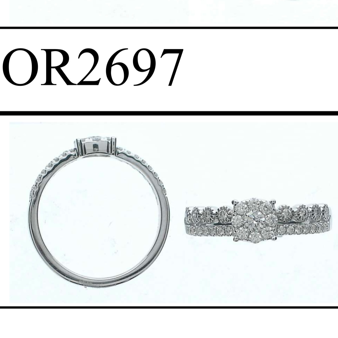 OR2697 鑽石戒指 18KW