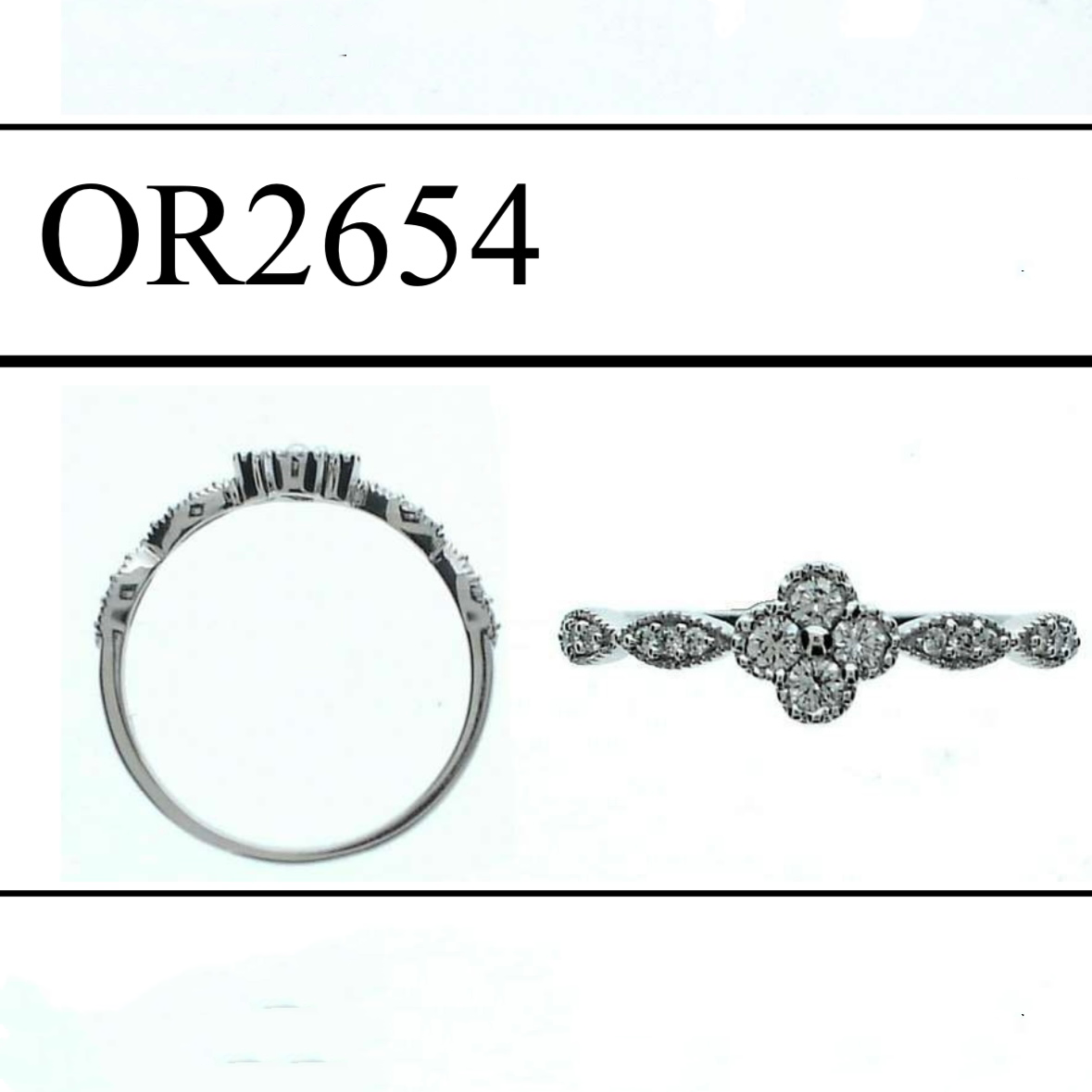 OR2654 鑽石戒指 18KW