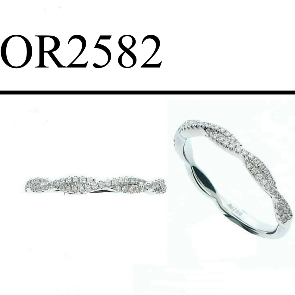 OR2582 鑽石戒指 18KW