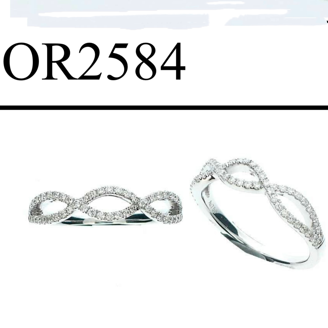 OR2584 鑽石戒指 18KW
