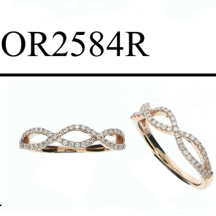 OR2584R 鑽石戒指 18KR