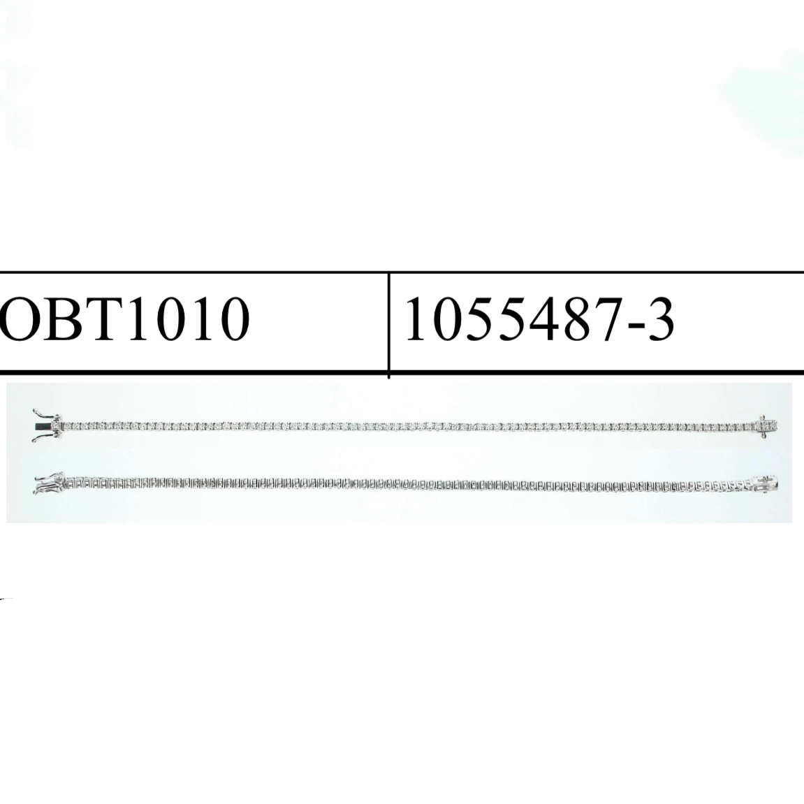 OBT1010 鑽石手鏈 18KW