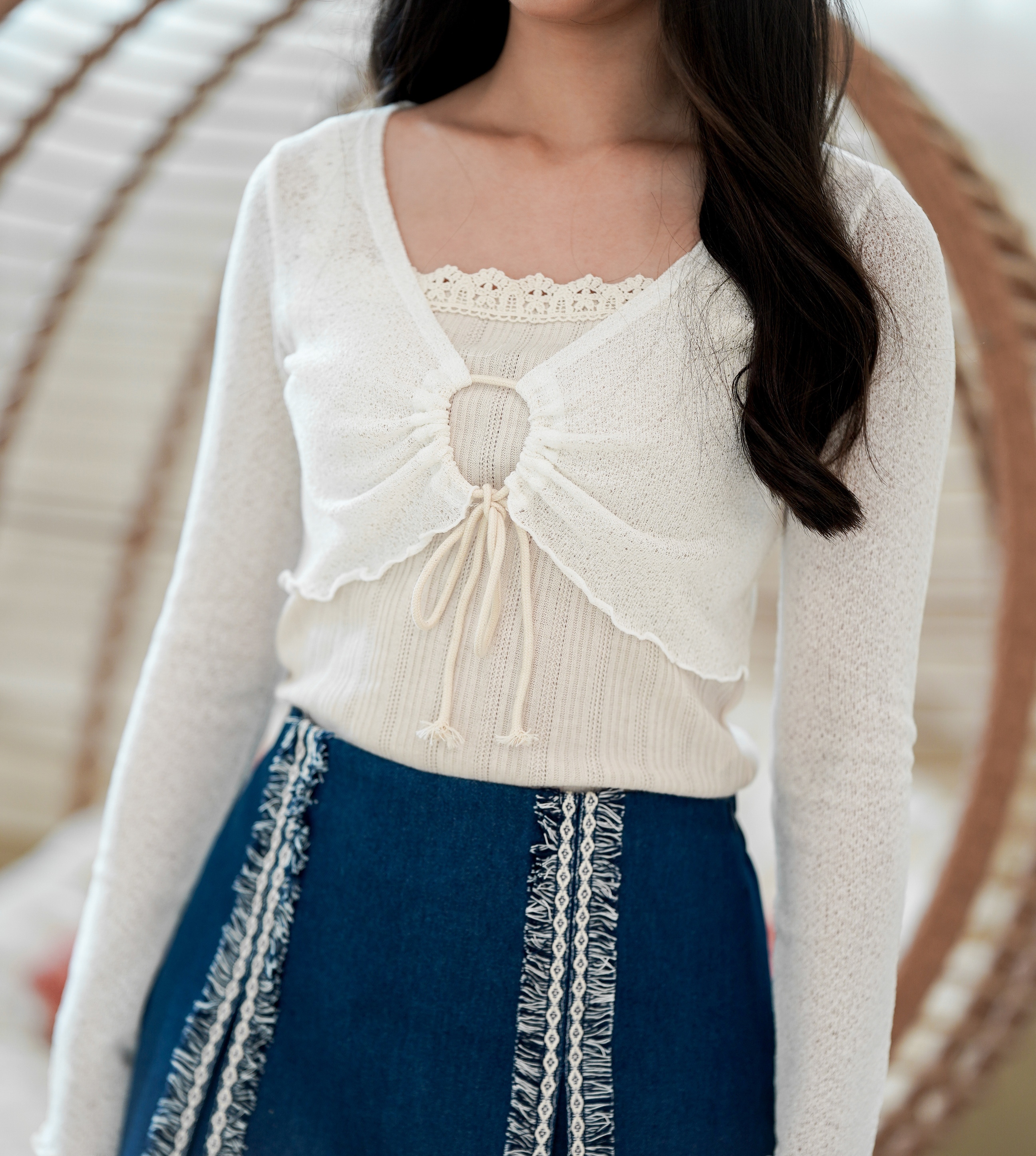 JK181 Bronze Light Cropped Jacket