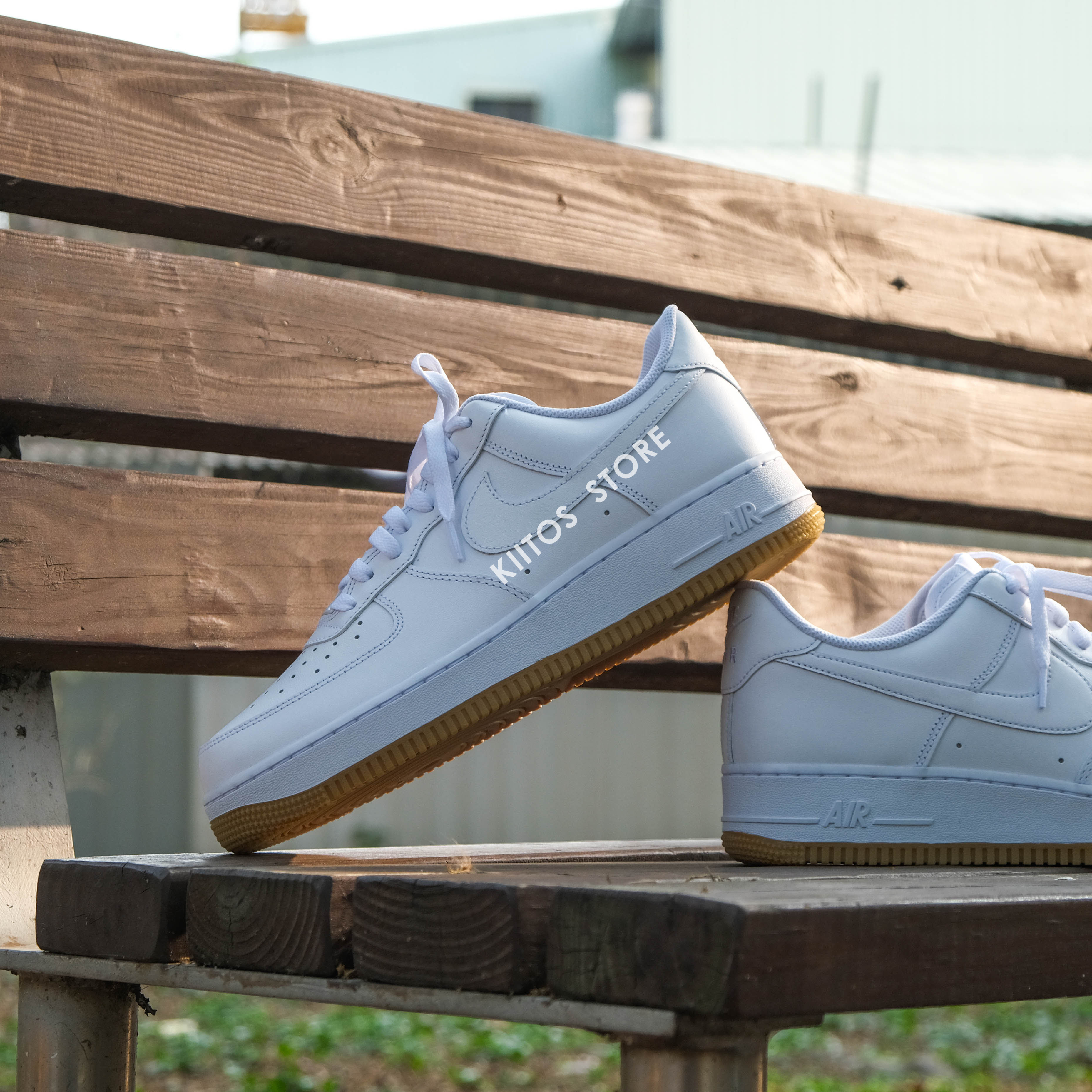 Nike Air Force 1 '07 純白焦糖底 DJ2739-100