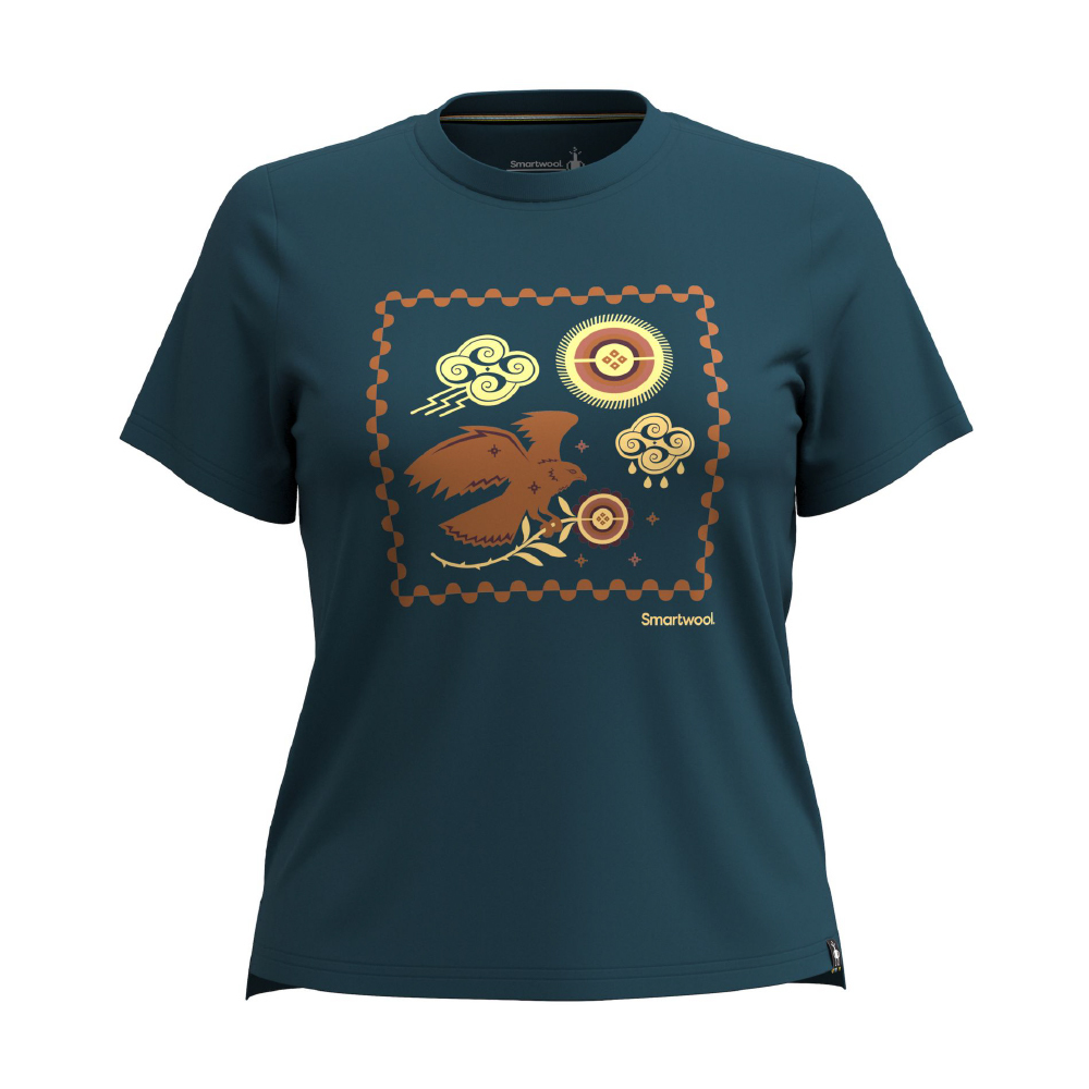 Smartwool 美麗諾羊毛混紡 塗鴉短 Tee / 女版