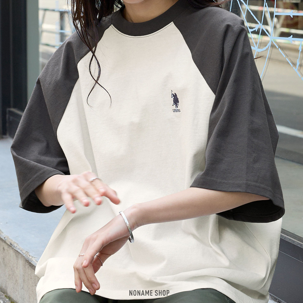 U.S. POLO ASSN. 拼接 短袖 八色 (男/女款)