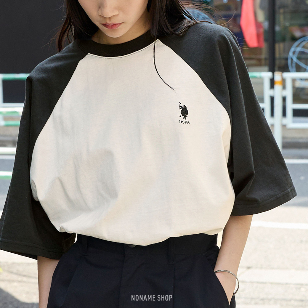 U.S. POLO ASSN. 拼接 短袖 八色 (男/女款)