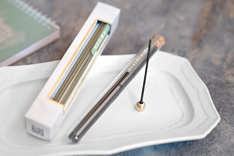 悠悠庵 天然藥草線香 附香立