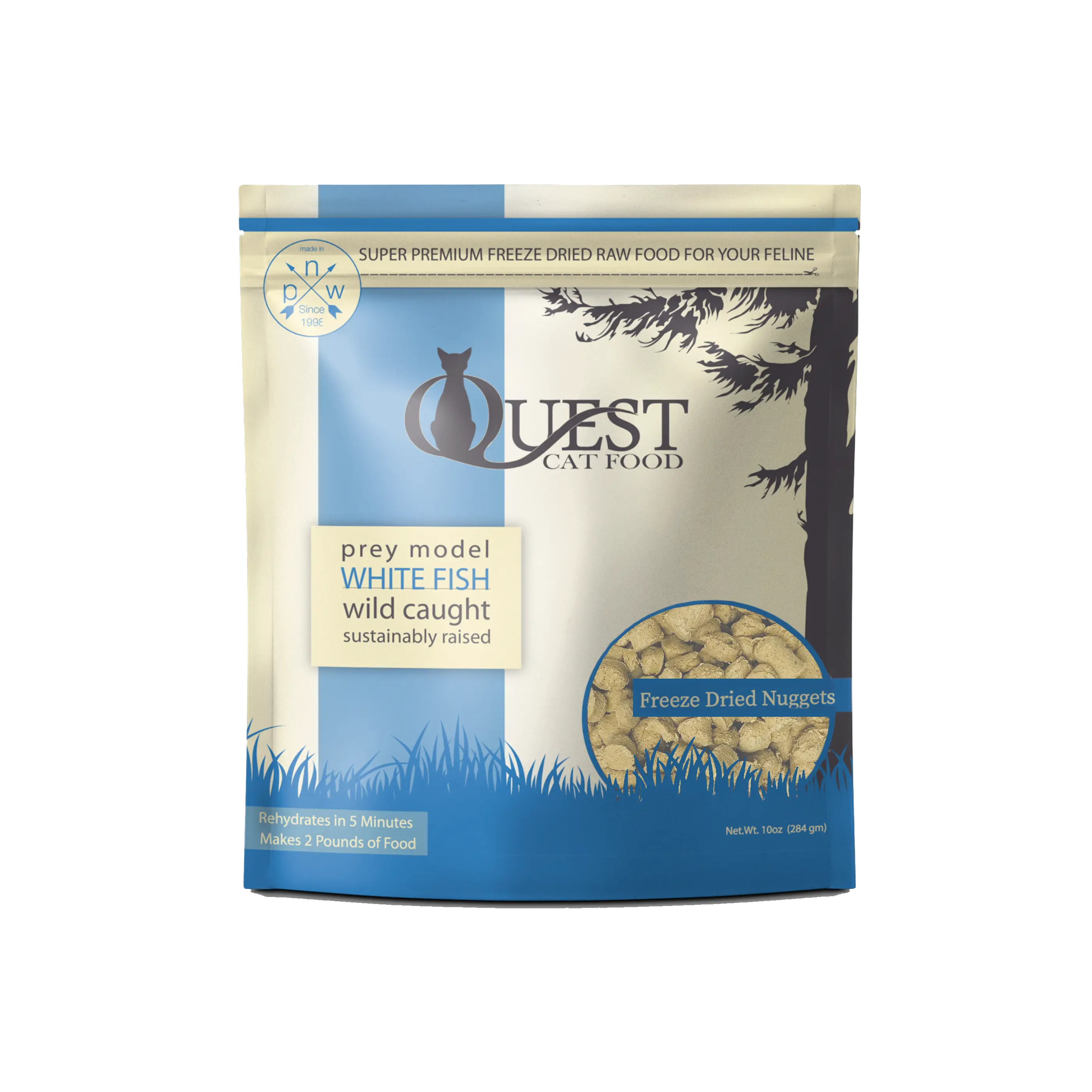 Steve's Quest 凍乾貓糧 - 白魚配方 10oz