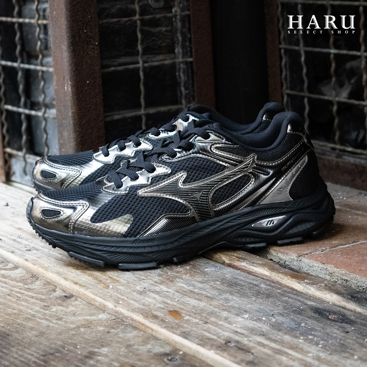 美津濃 MIZUNO RACER S EVA 中底 復古 黑魂 黑銀 銀灰色 金屬銀鈦黑 巴黎世家 復古休閒鞋 跑鞋 D1GH223521 D1GH223509