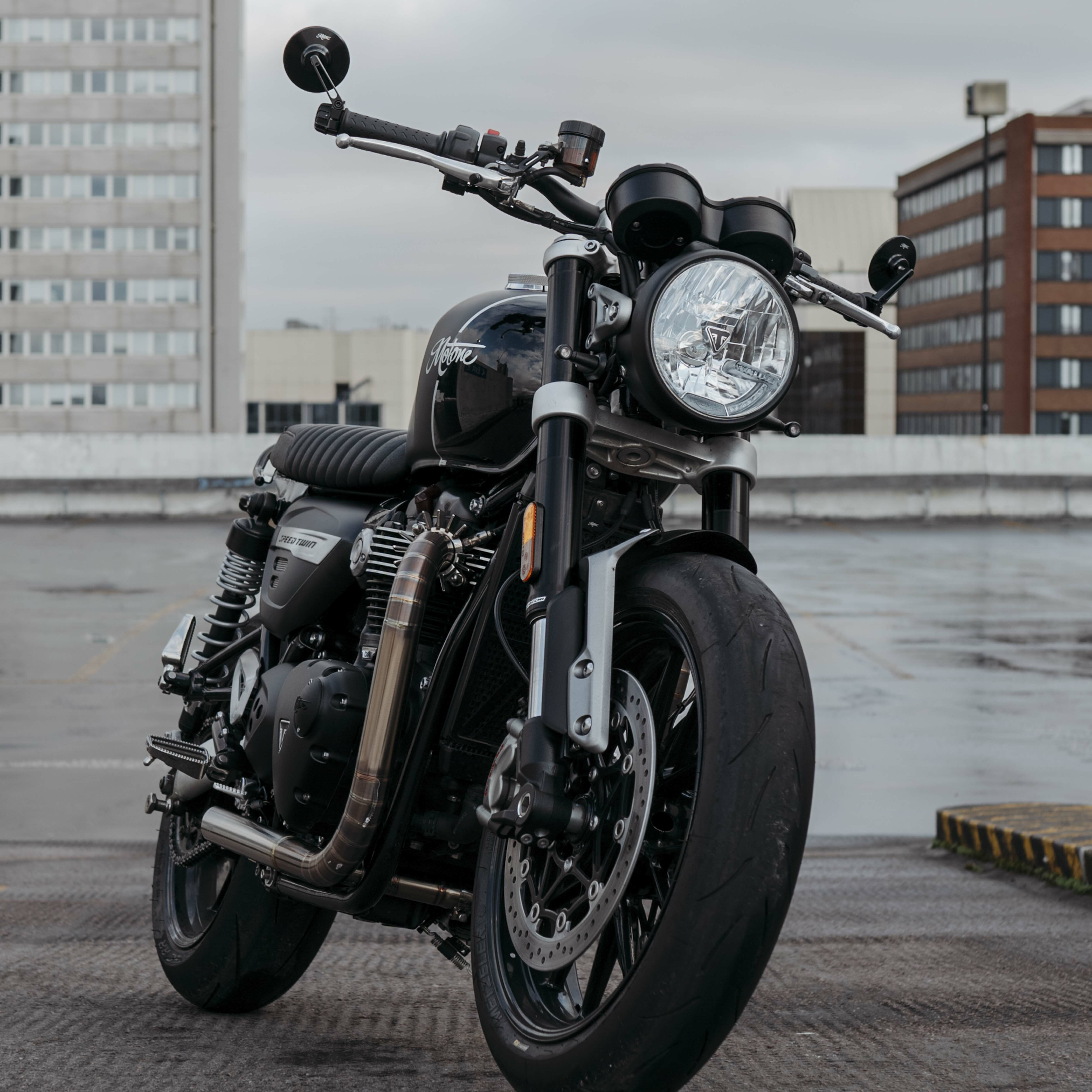 Motone 把手端 後照鏡 3吋圓 超薄 Turismo