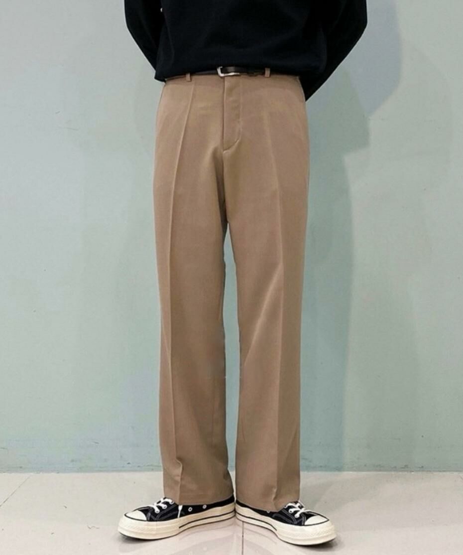 淨色鬆身西褲 P2649