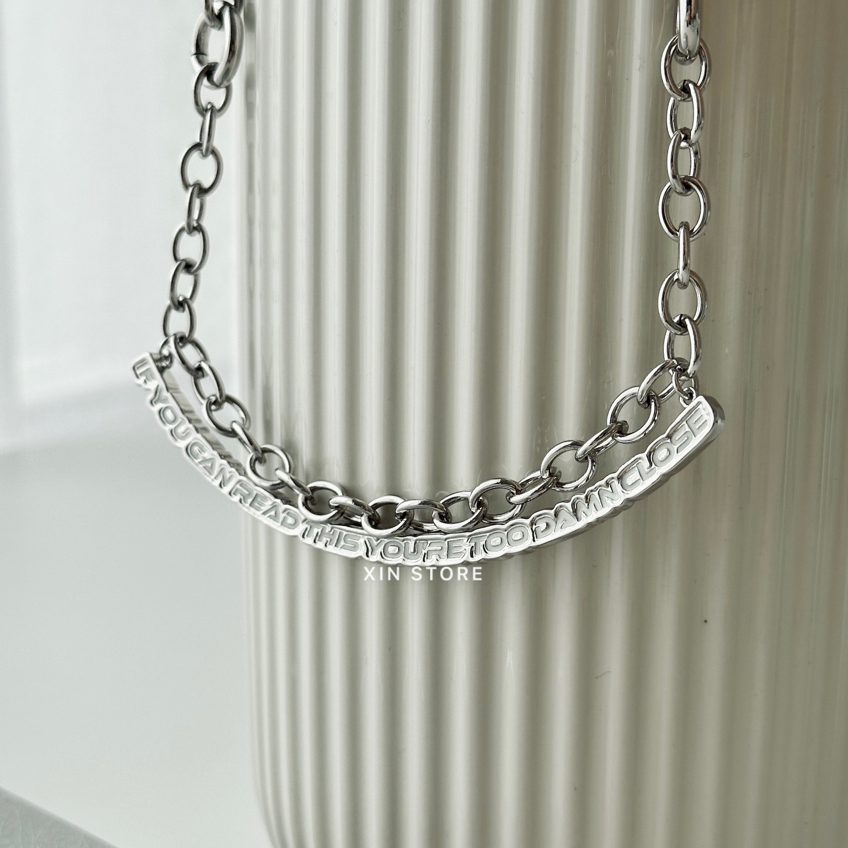 Fe3c Too Damn Close Necklace 離我太近 項鍊 二色