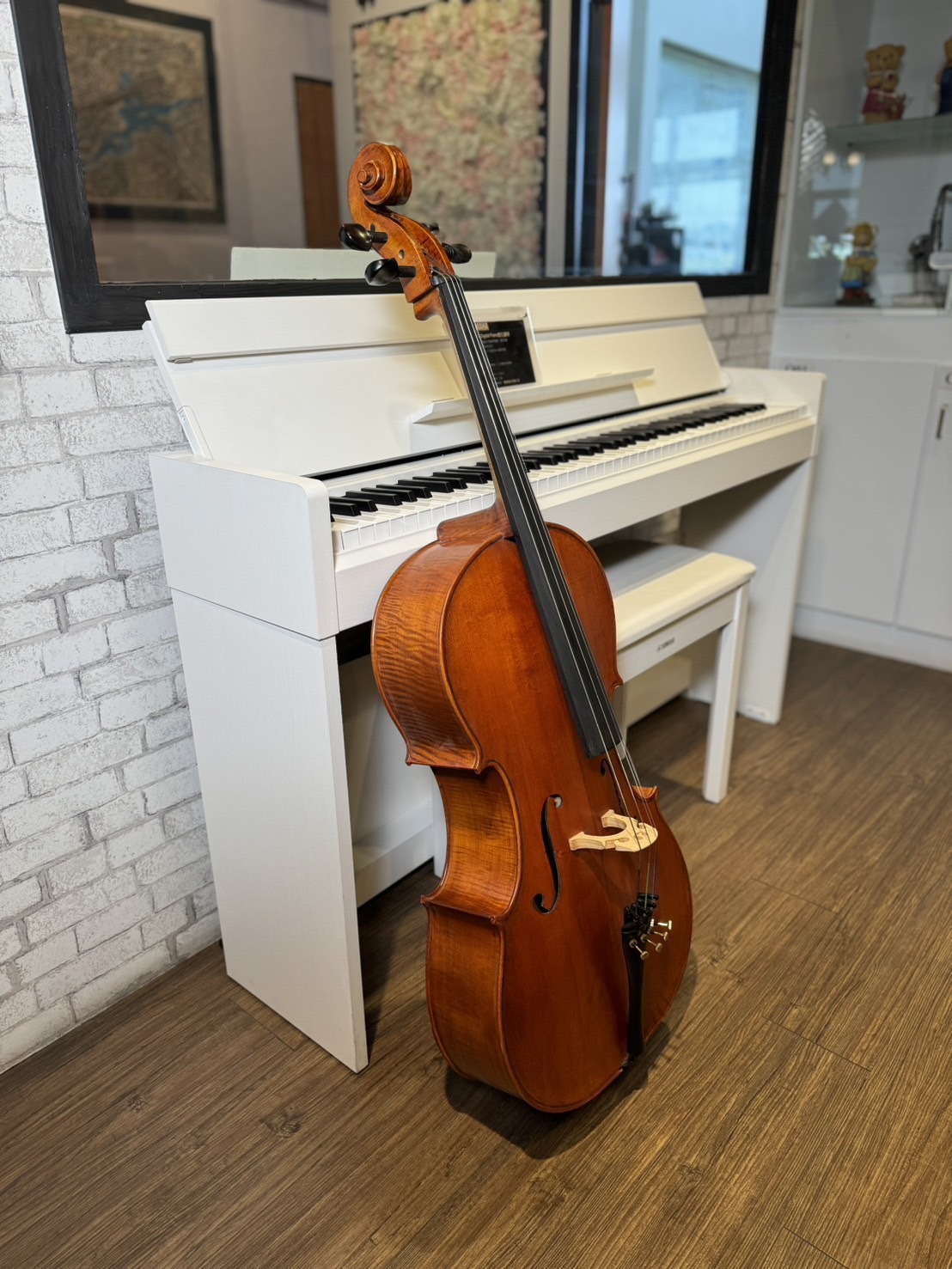 出清 3/4 虎紋楓木大提琴