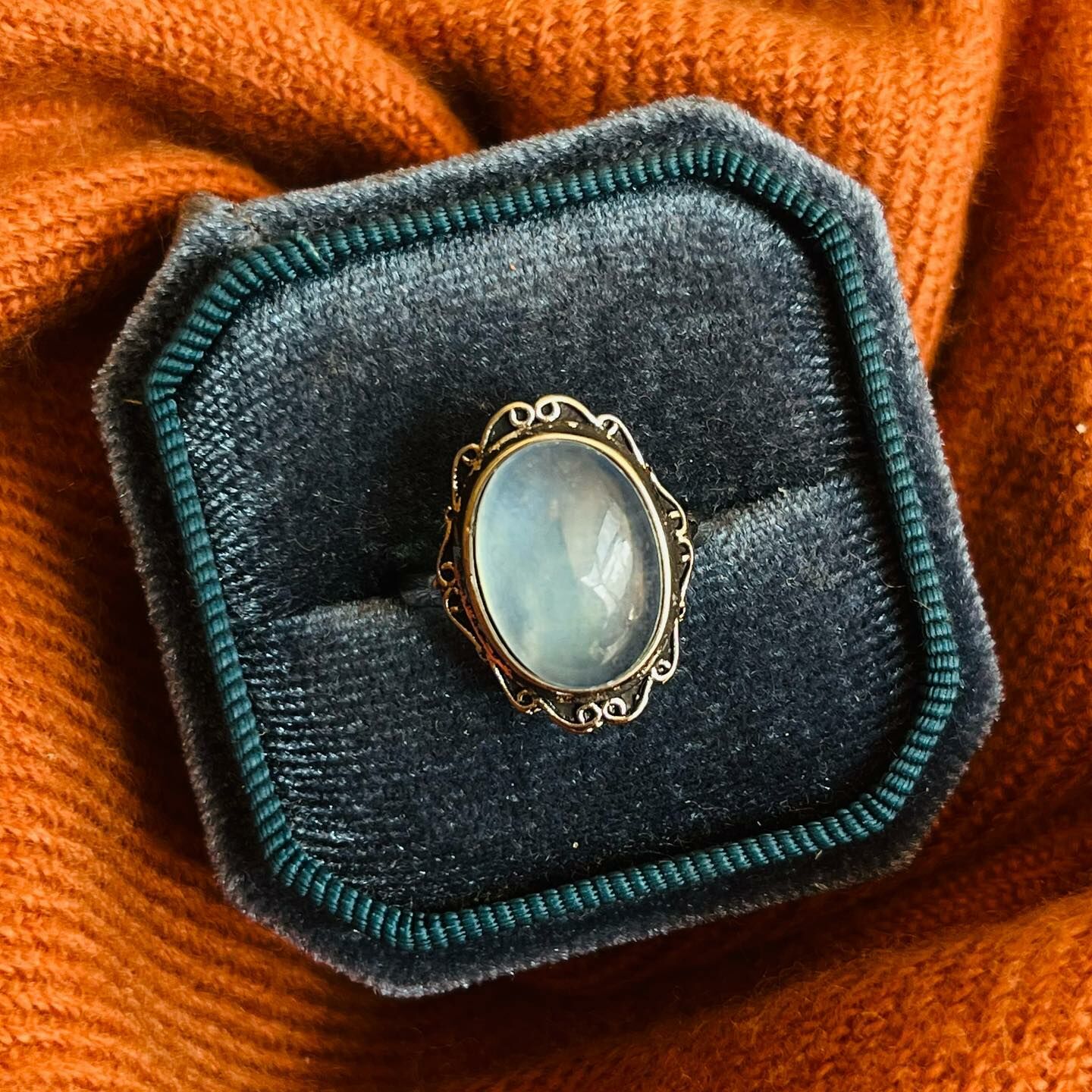 [原石] 海藍寶戒指 水晶戒指