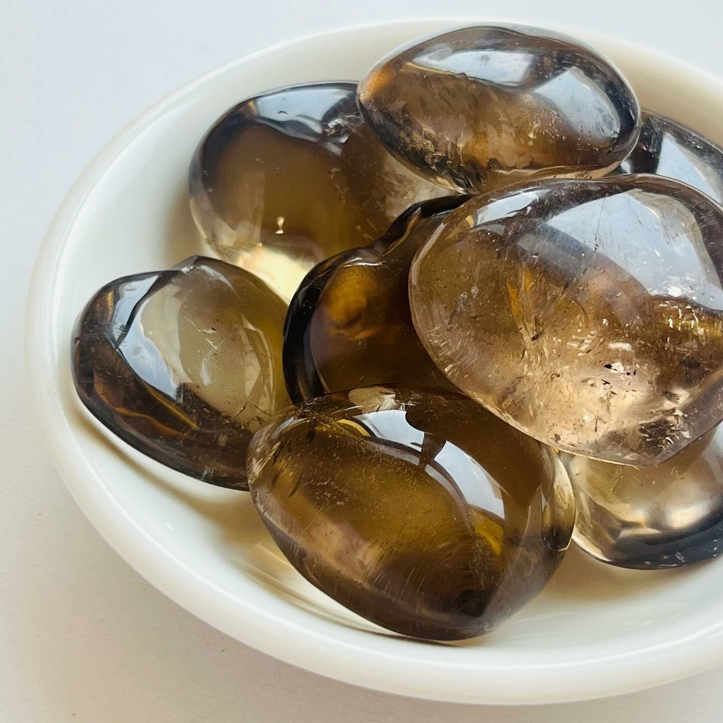 [原石] 茶晶 愛心