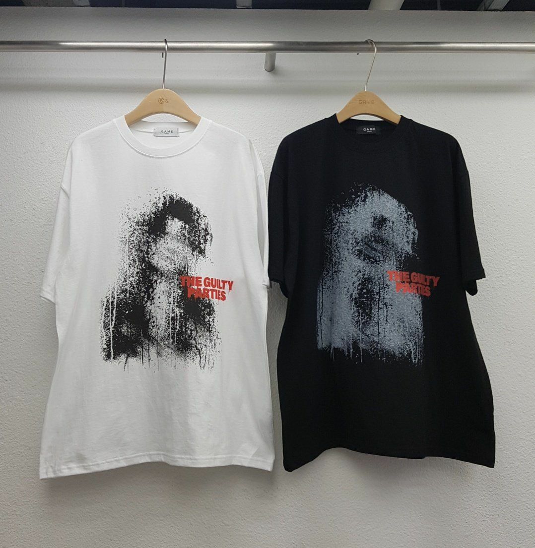 英文字圖案短袖Tee GAME-020T