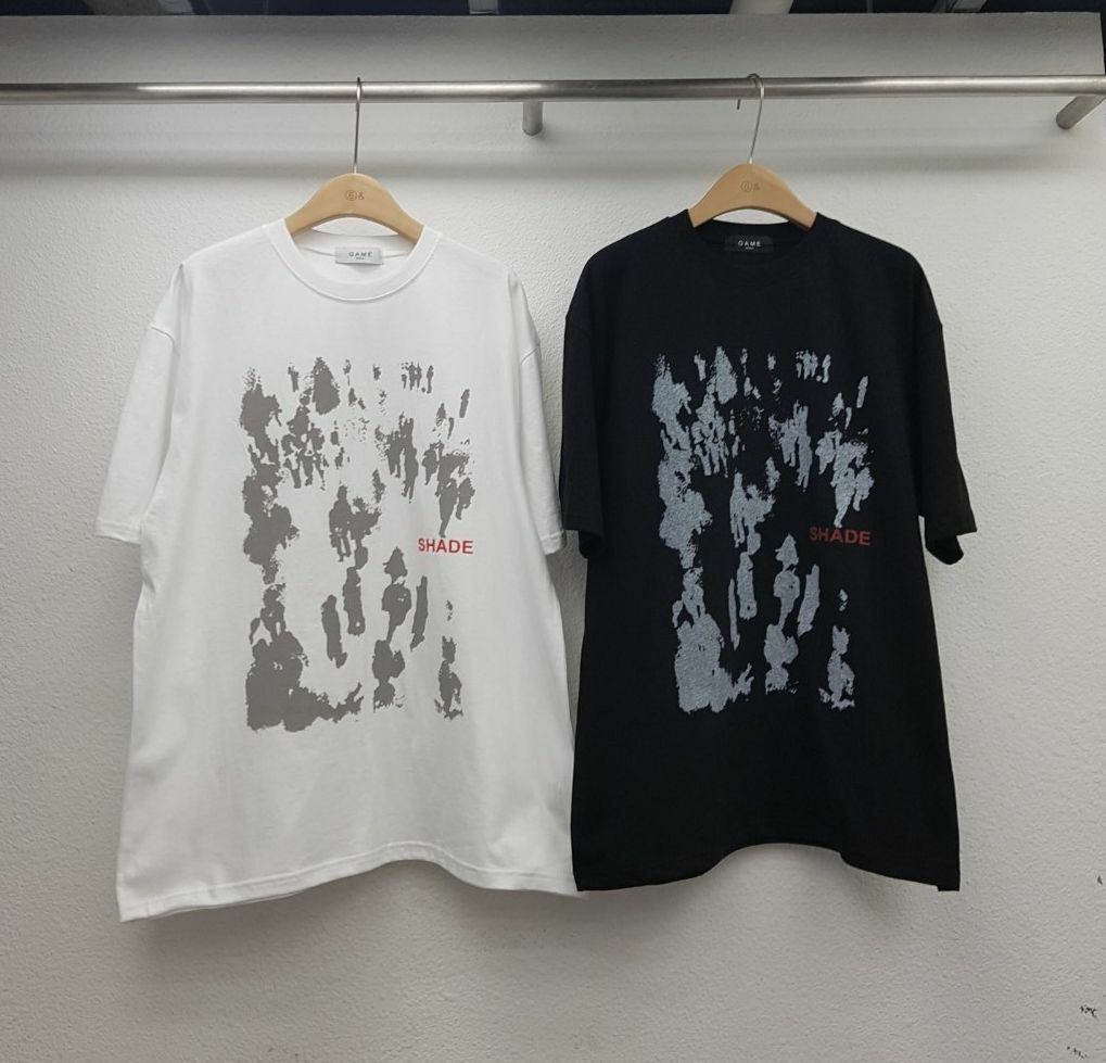 英文字圖案短袖Tee GAME-021T