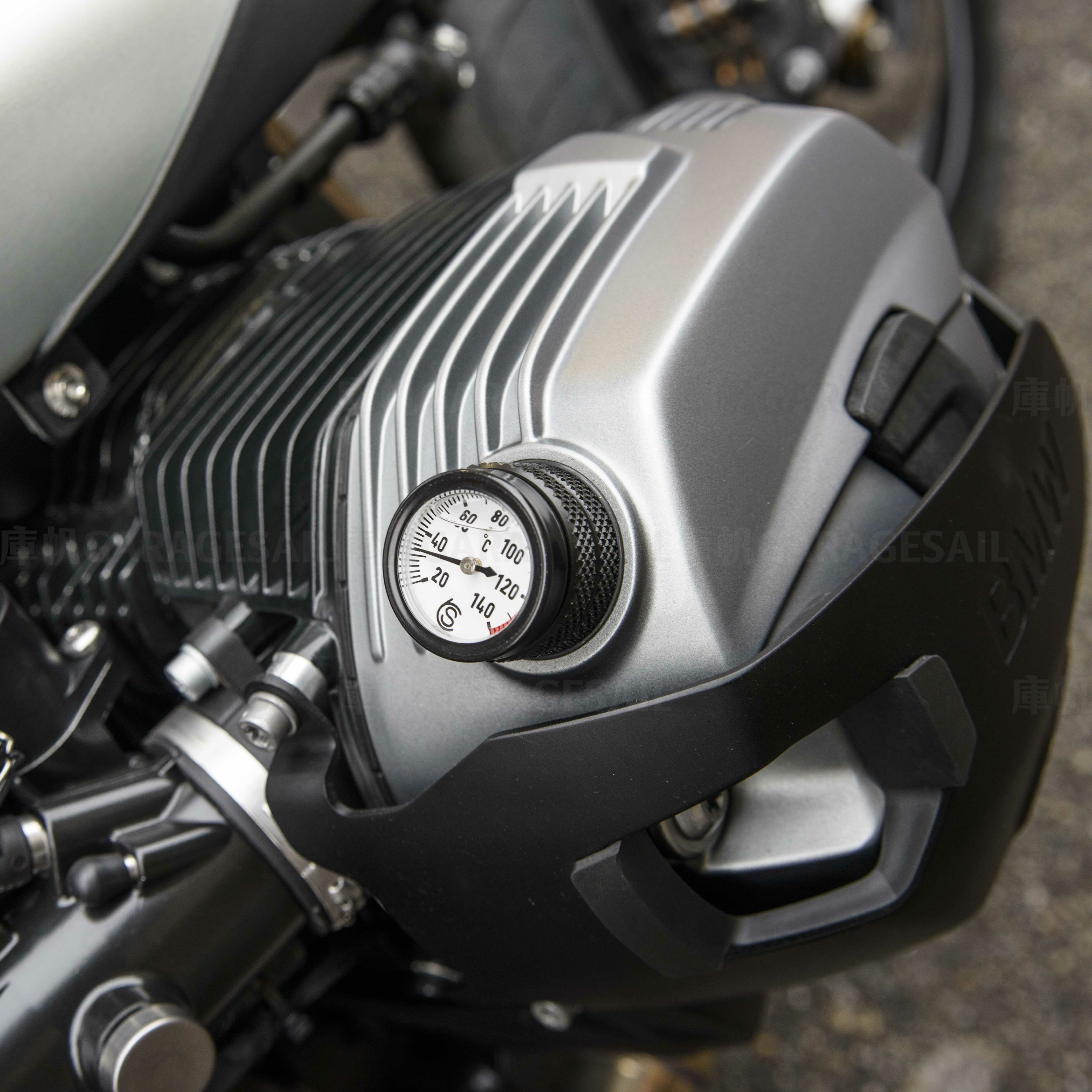 BMW R9T 專用 機油 油溫表 黑