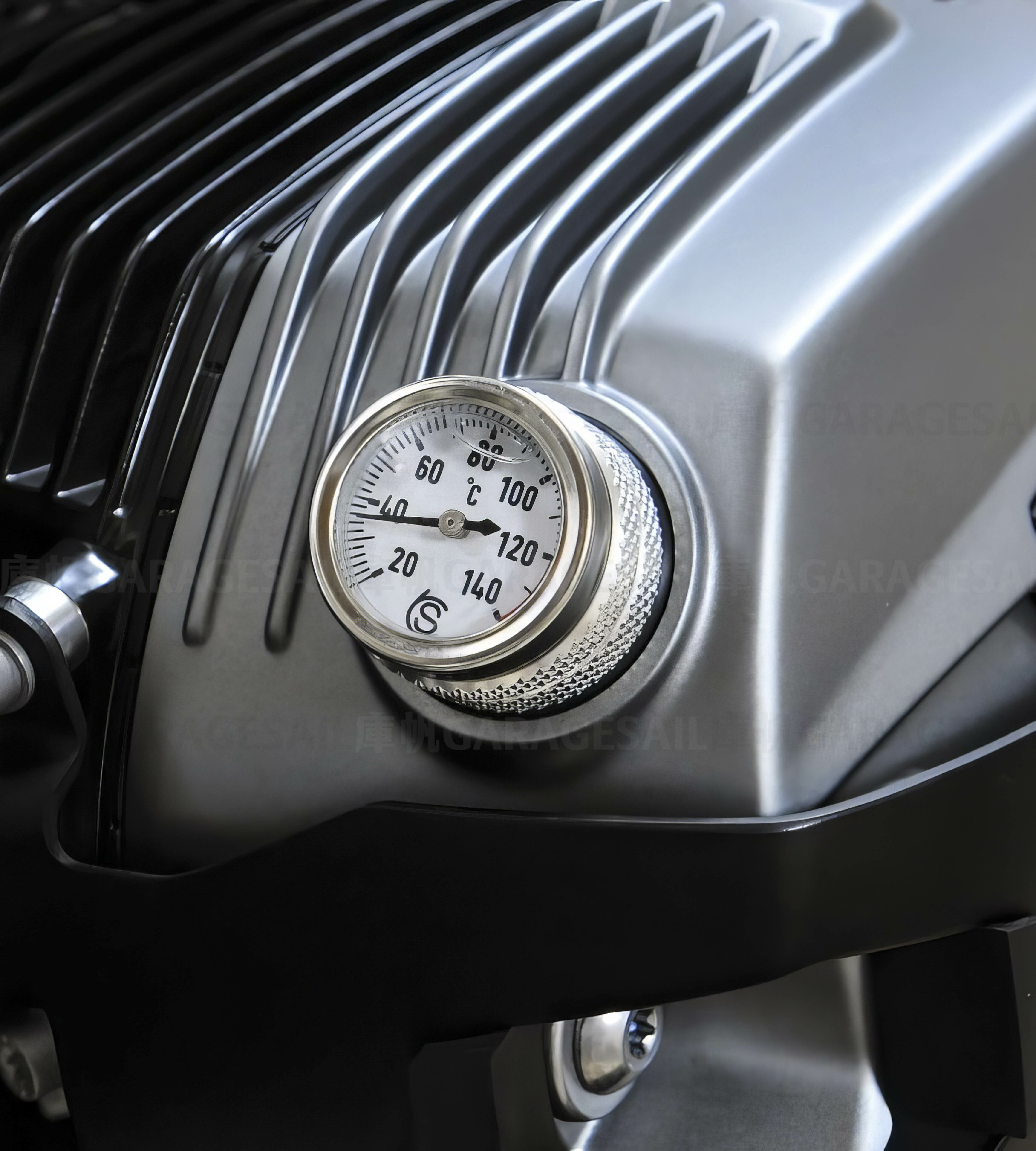 BMW R9T 專用 機油 油溫表 銀