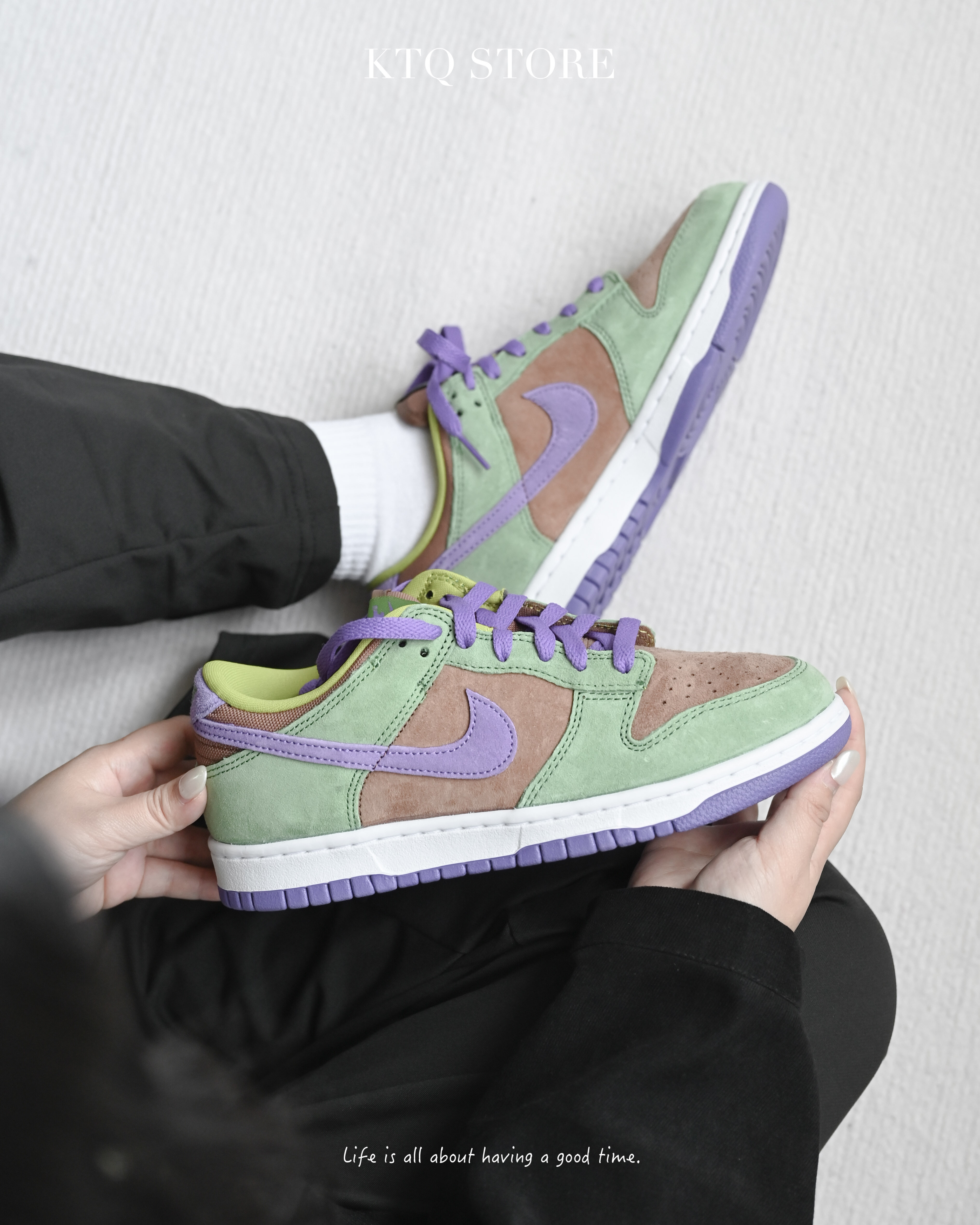 KTQ STORE ‧ Nike Dunk Low Veneer  棕綠紫 醜小鴨 DA1469-200