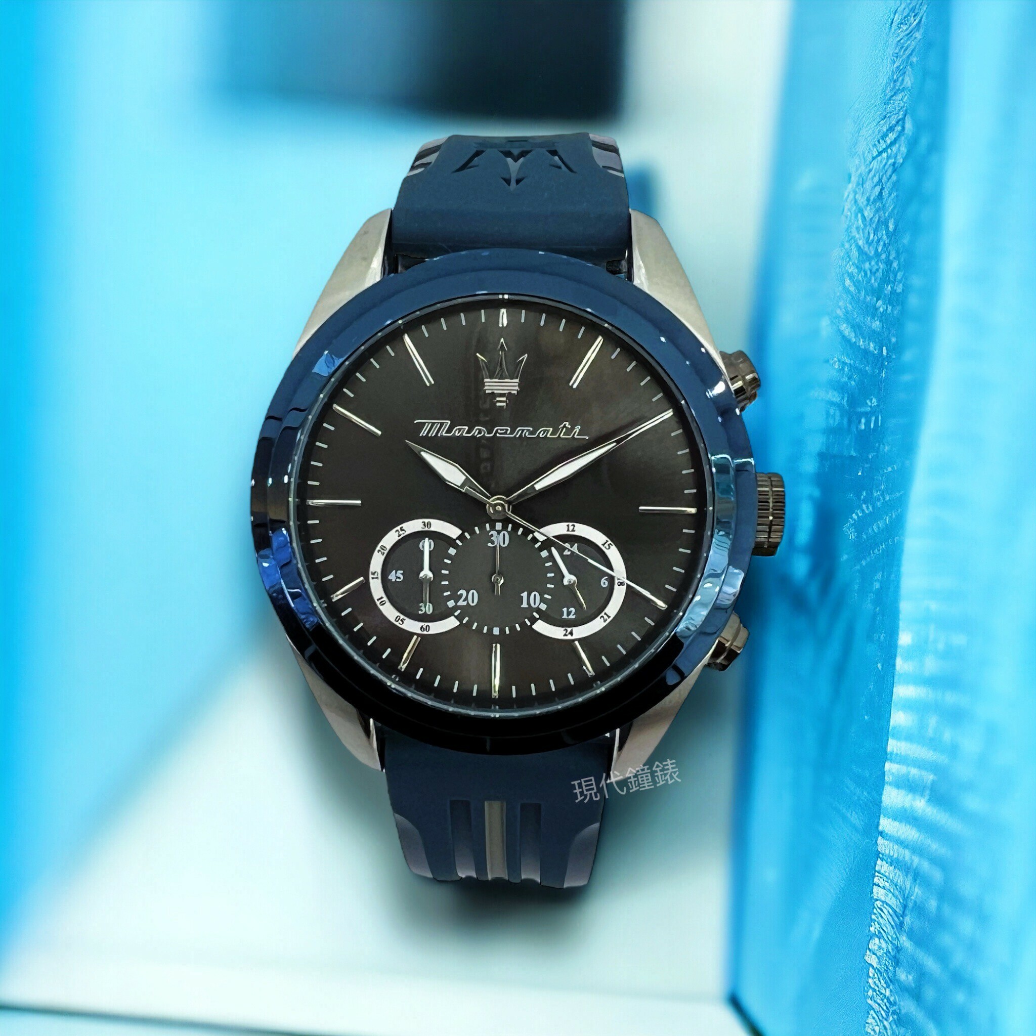 【MASERATI 瑪莎拉蒂】長征終站系列三眼腕錶R8871612046 45mm 現代鐘錶