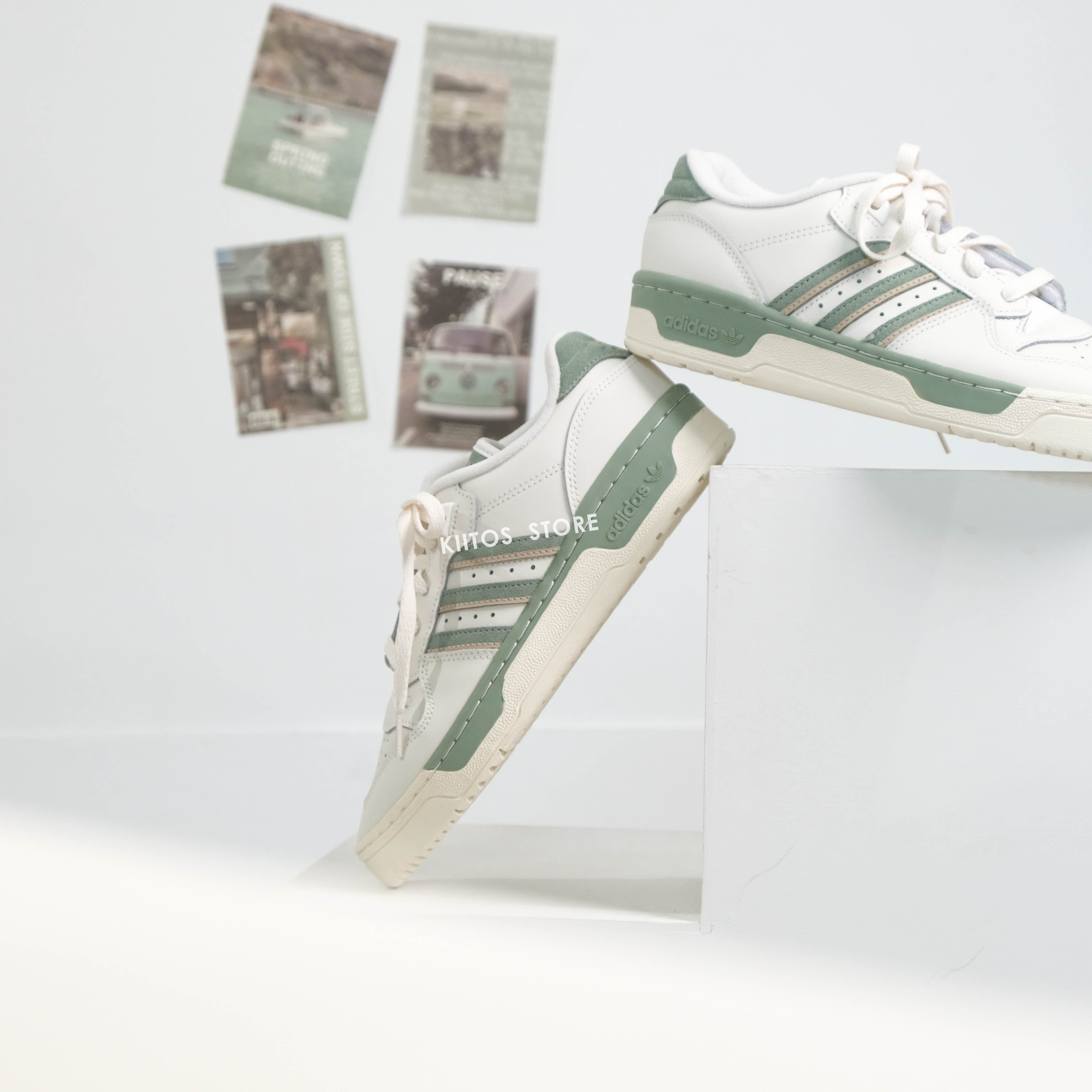 Adidas OG Rivalry 86 Low 清新白綠 麂皮 IG6309