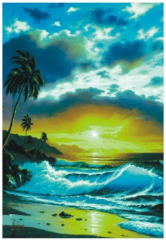 日落海灘 (夜光)