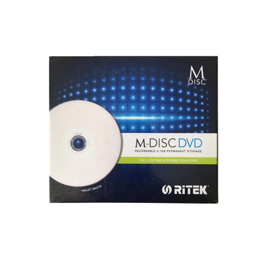 RITEK 千年光碟M-DISC DVD 白色滿版可印 1片
