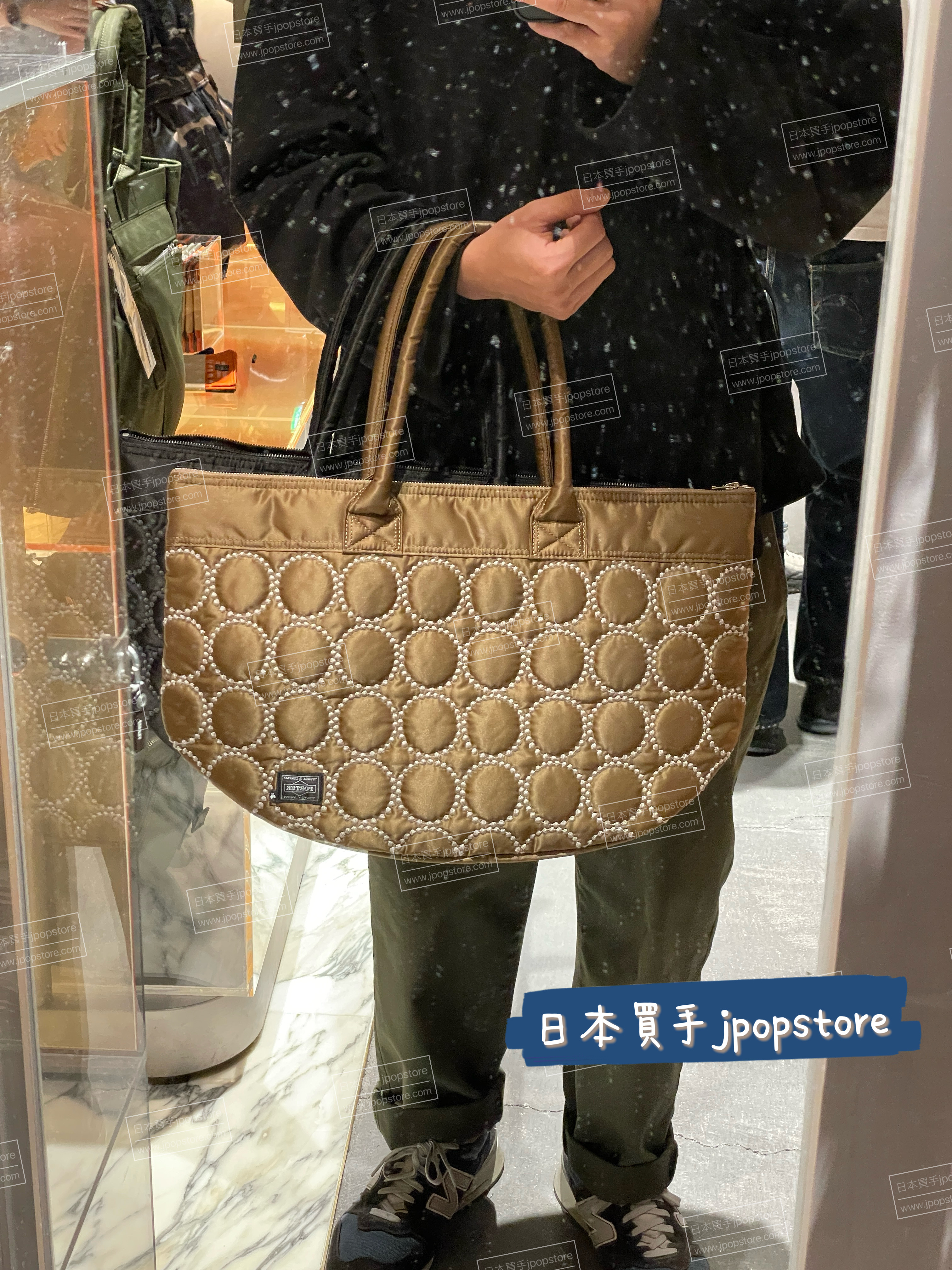 日本吉田包 PORTER / mina perhonen x PORTER  "tambourine" TOTE BAG