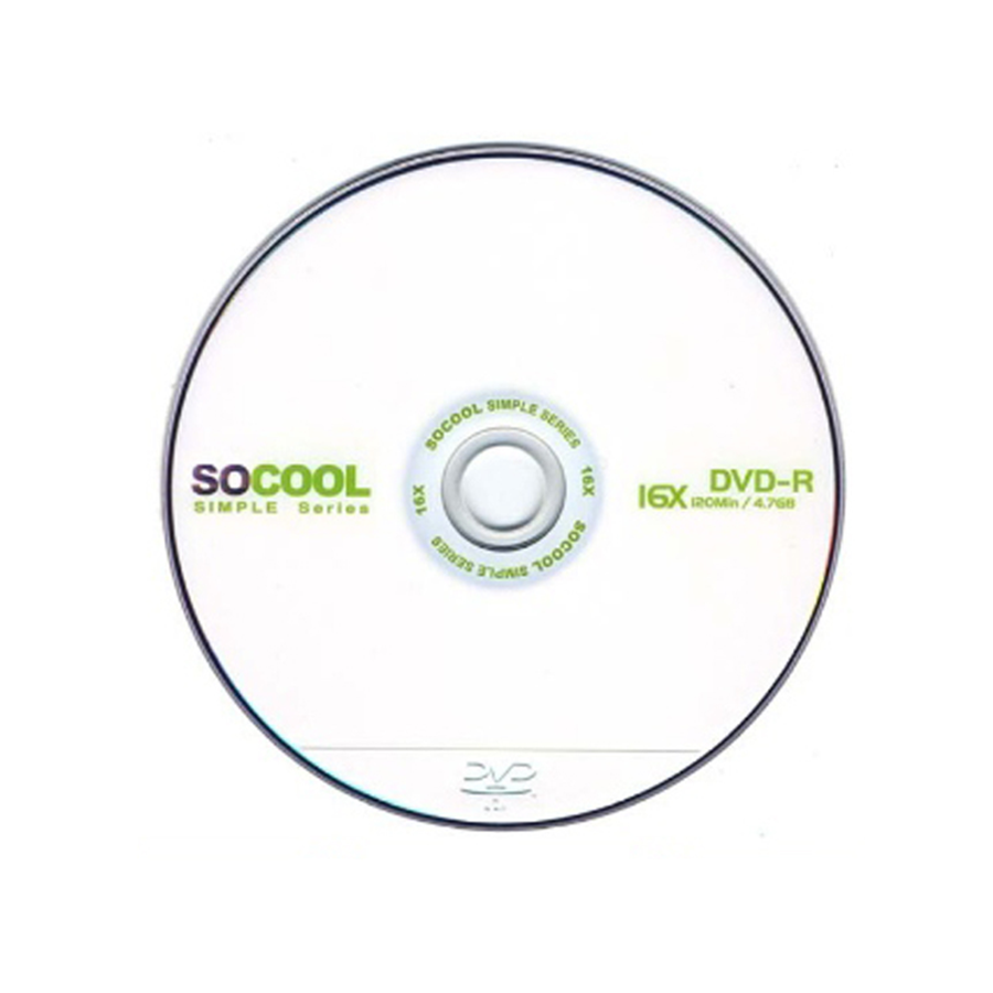 SoCool DVD-R 16X 50片便宜好用