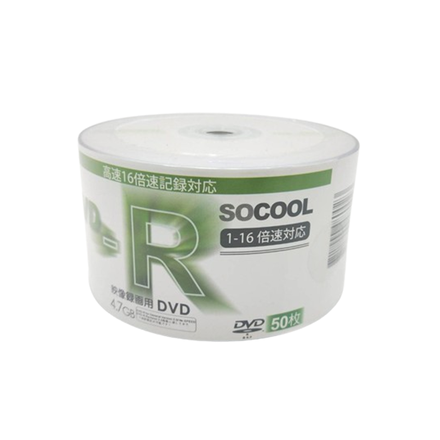 SoCool DVD-R 16X 50片便宜好用