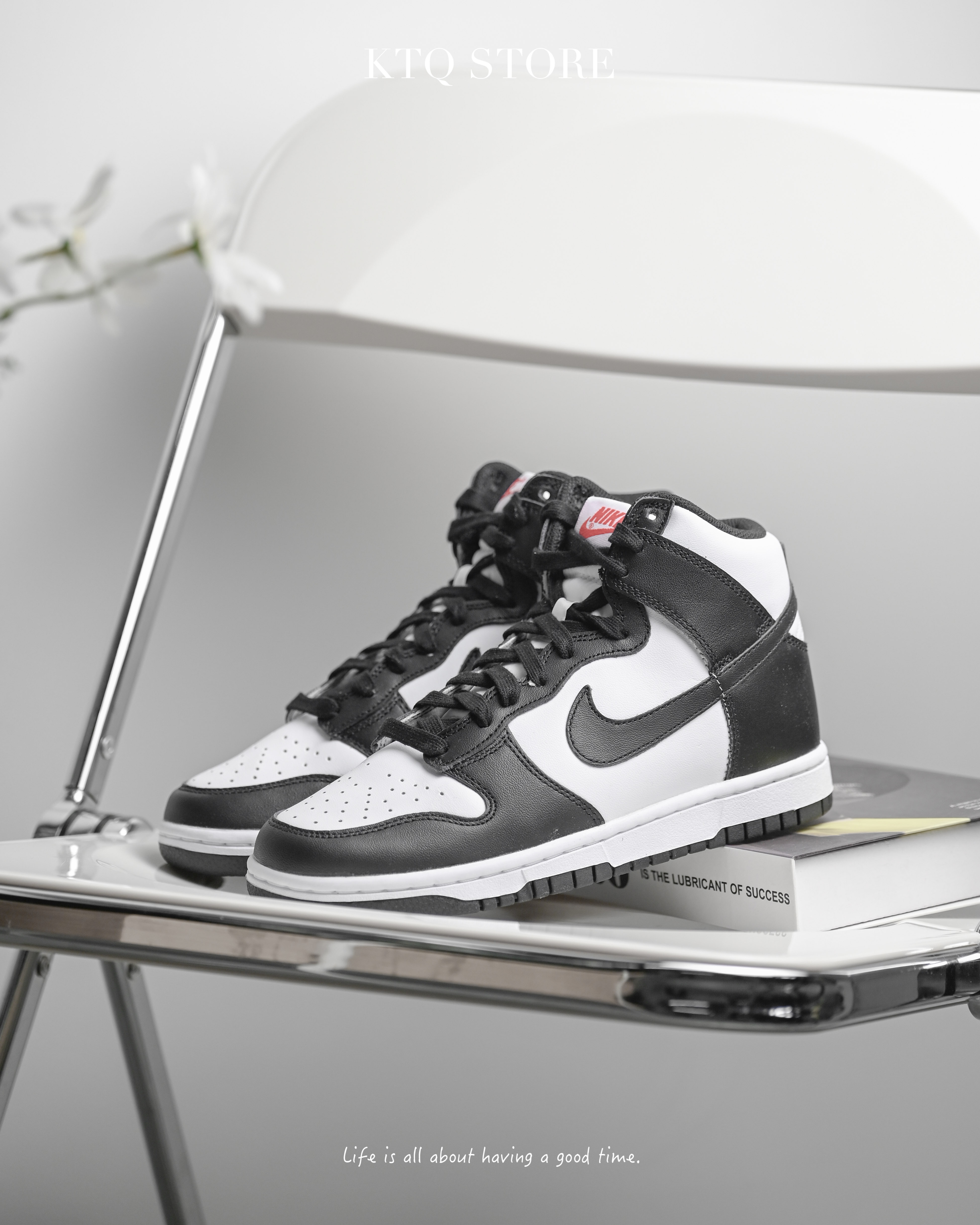 KTQ STORE ‧ NIKE DUNK HIGH '' BLACK/WHITE '' 黑白 熊貓 高筒 女鞋 DD1869-103