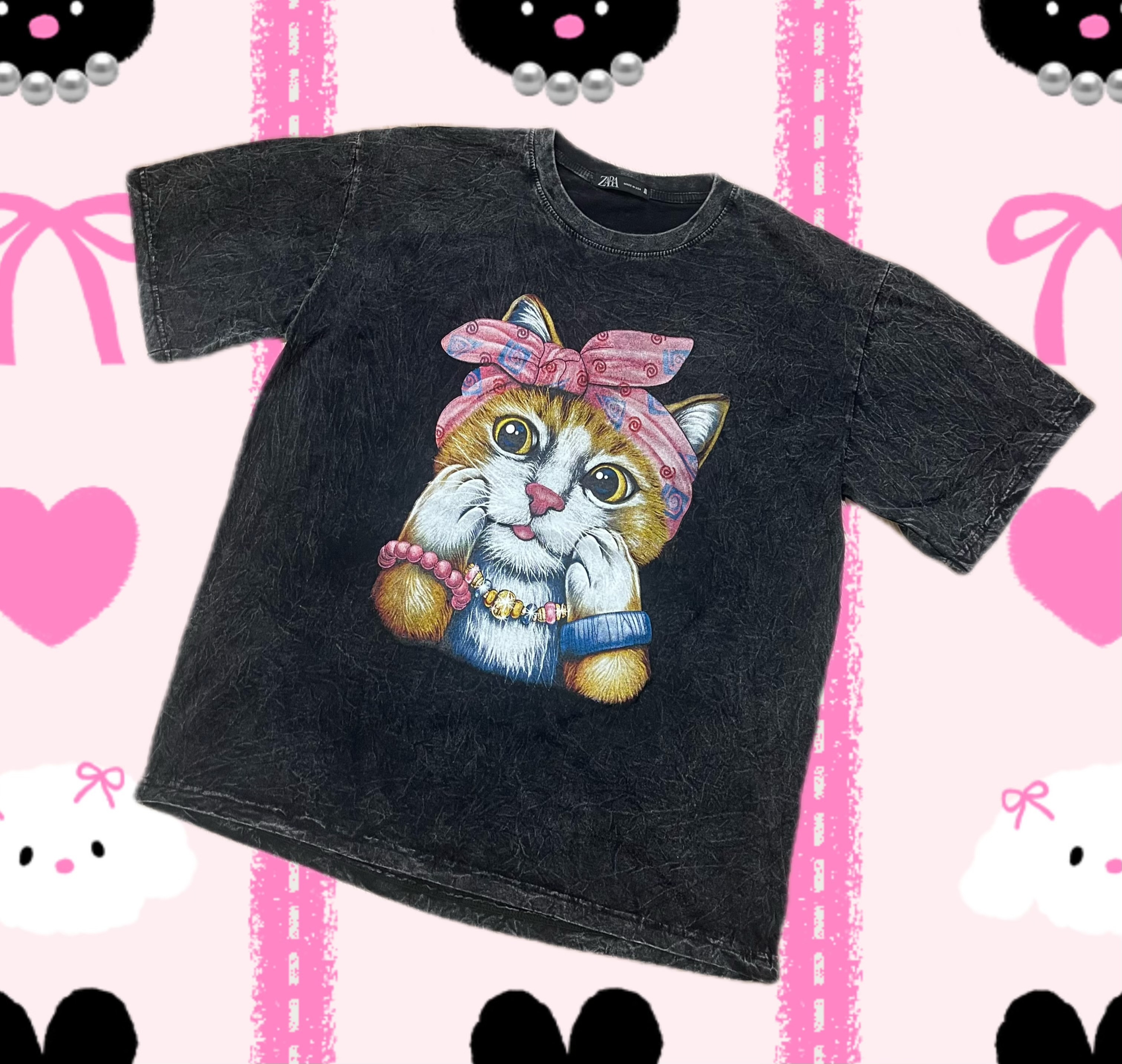 🇹🇭 泰國 貓咪🐱 洗水 T-Shirts (T4/553）