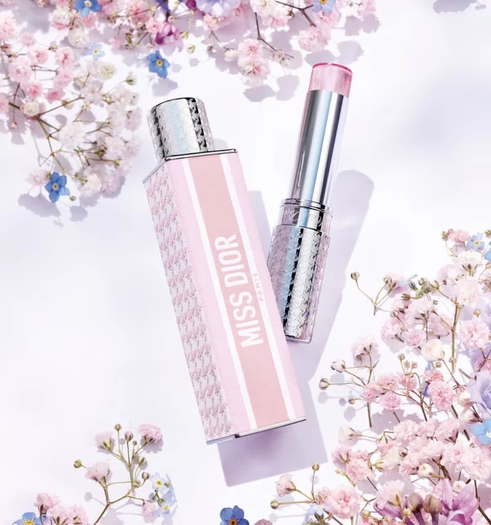 Dior Miss Mini 粉紅千鳥格香水膏花漾甜心年度夢幻💗限量版香水膏