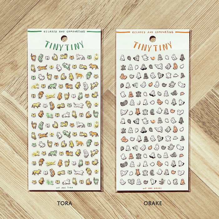 Tiny Tiny 迷你手帳貼紙 透明貼紙｜日本Mind Wave