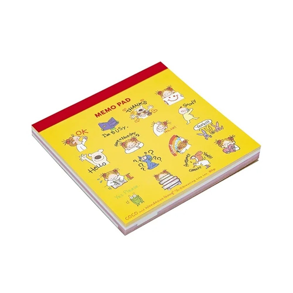 COCO and Wondrous Gang 120枚 方形便條紙 memo｜日本Greeting Life