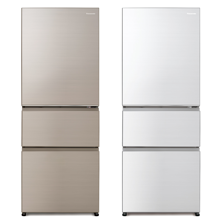 Panasonic 國際 450L新一級能源效率 無邊框鋼板三門變頻冰箱(NR-C454HV/NRC454HV)
