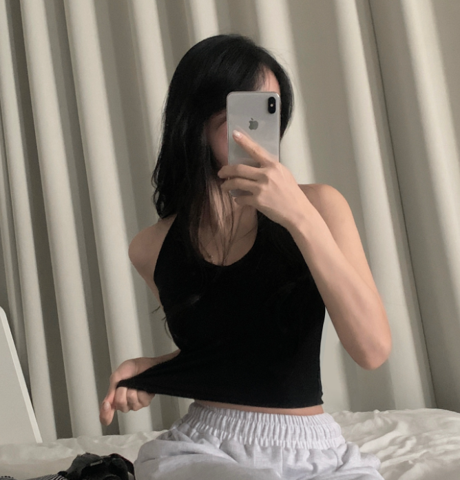 回饋優惠❤️預訂｜4色CROP掛頸綁帶背心 (可配SET)