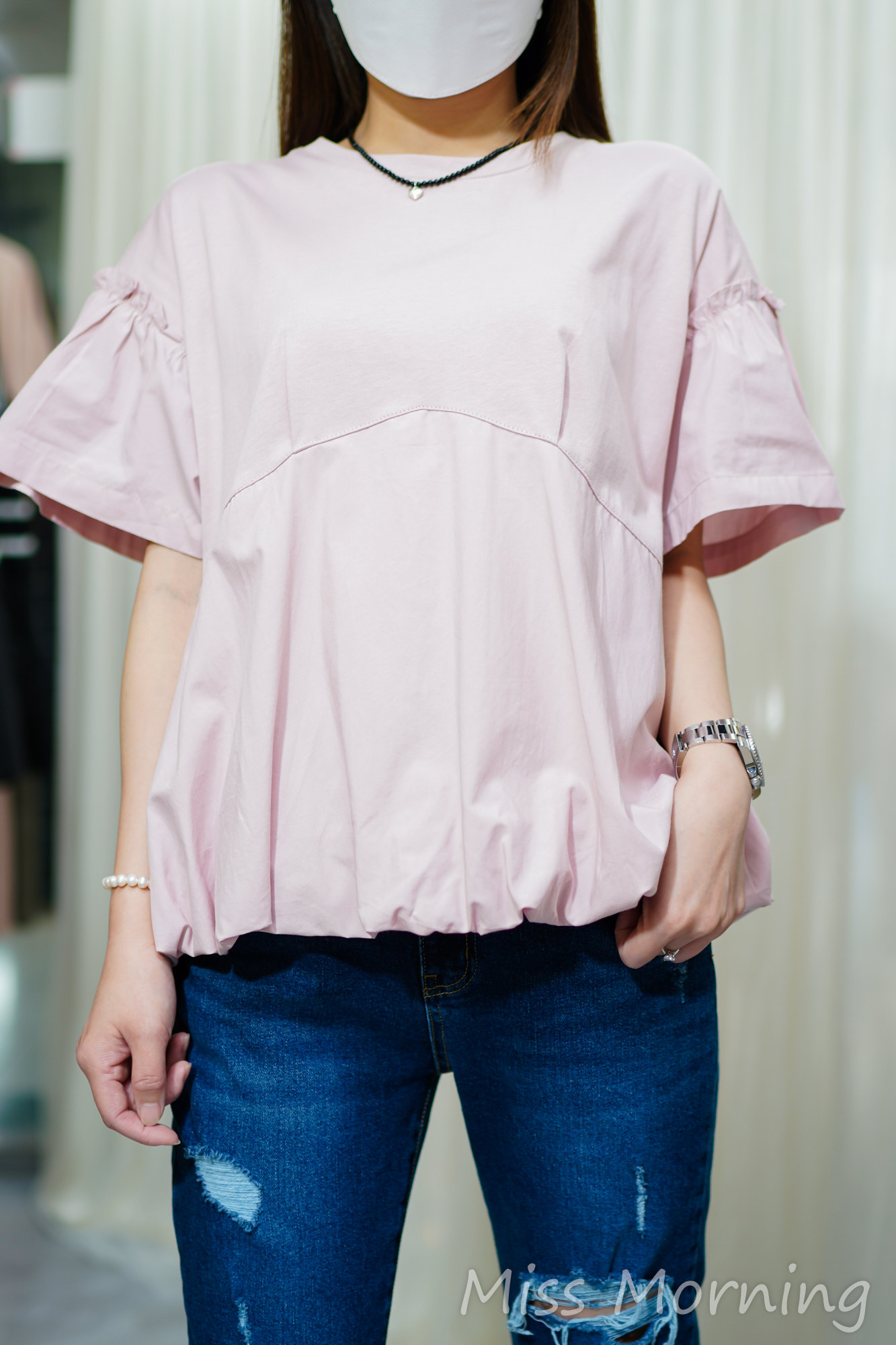 泡泡款上衣(13865)