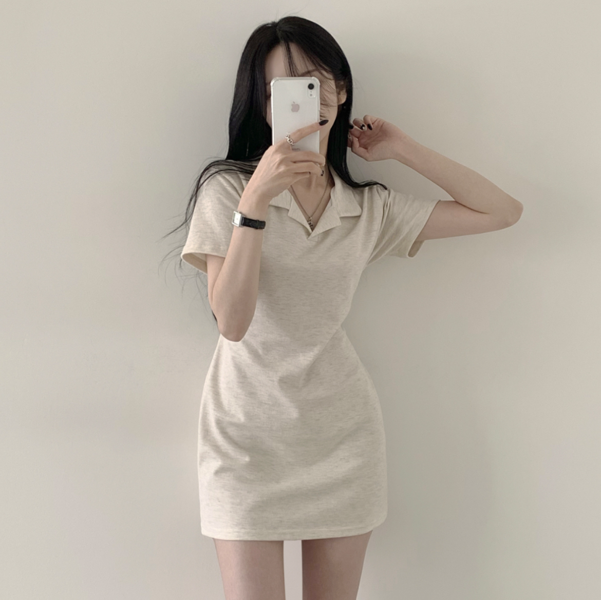 KR 綁繩修腰ONE PIECE (6 COLORS)