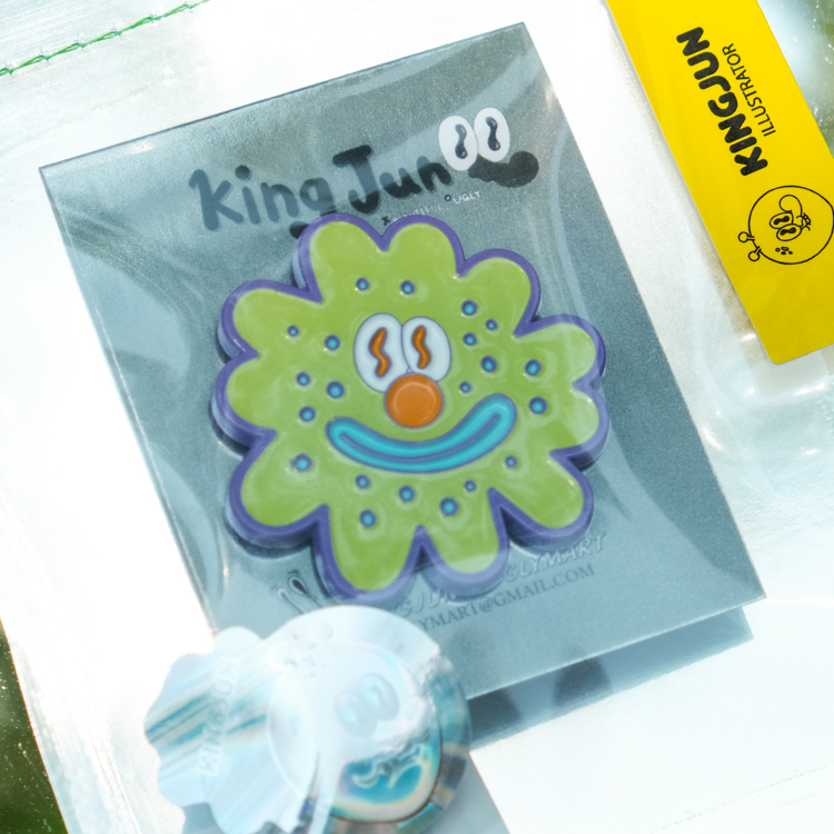 Kingjun｜勳章｜病毒花｜綠橘鼻